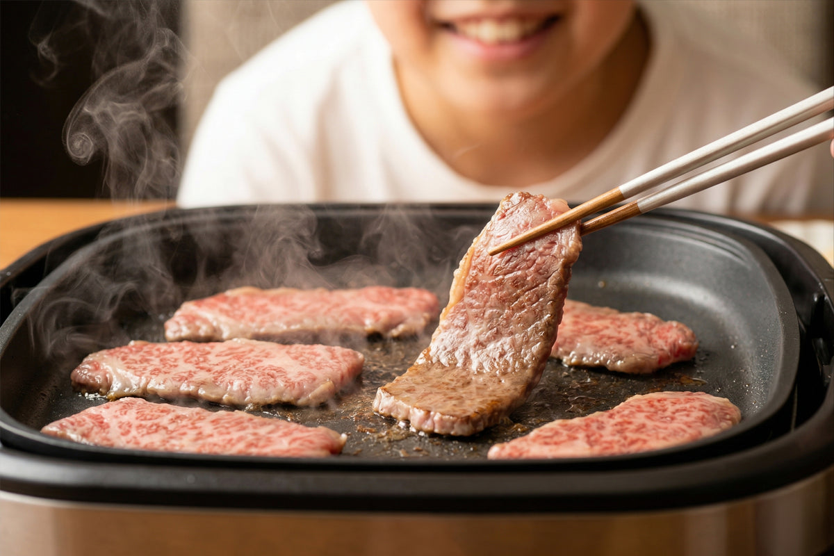 6. ホットプレートを囲む、至福のひととき